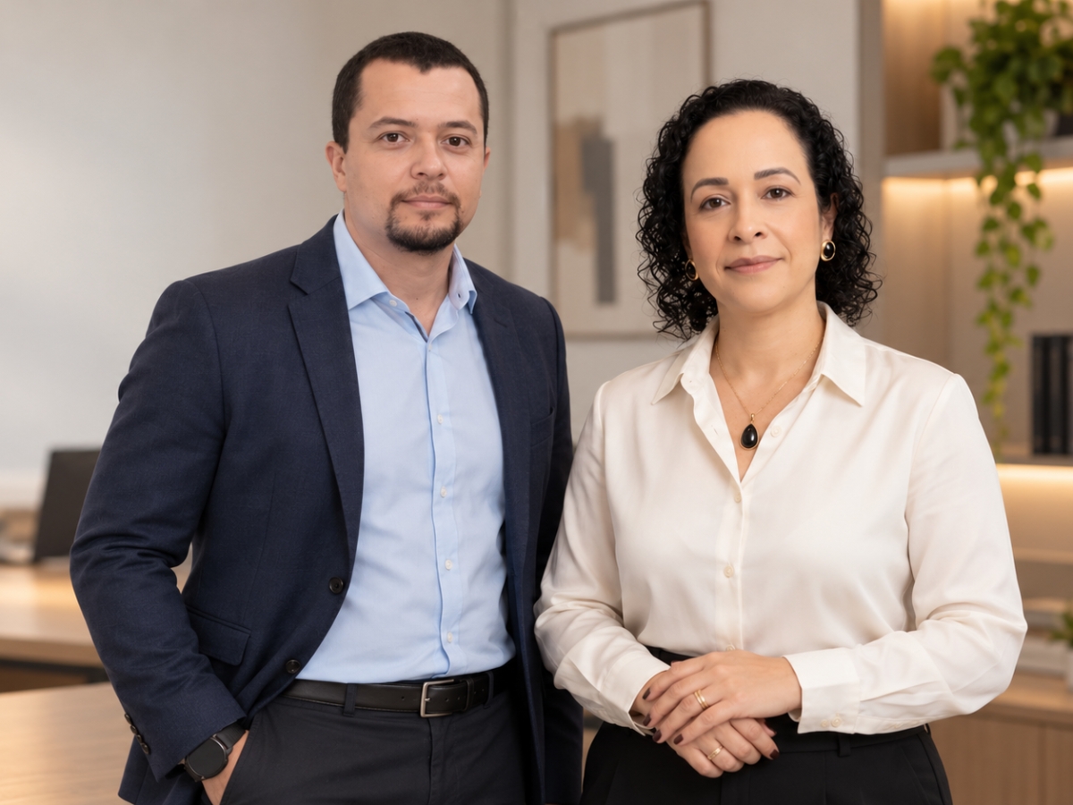 Juliana e Mauricio, sócios da Visão Assessoria Contábil em Ijuí/RS